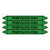 Značení potrubí, průmyslová voda,4 ks, 250 × 26 mm